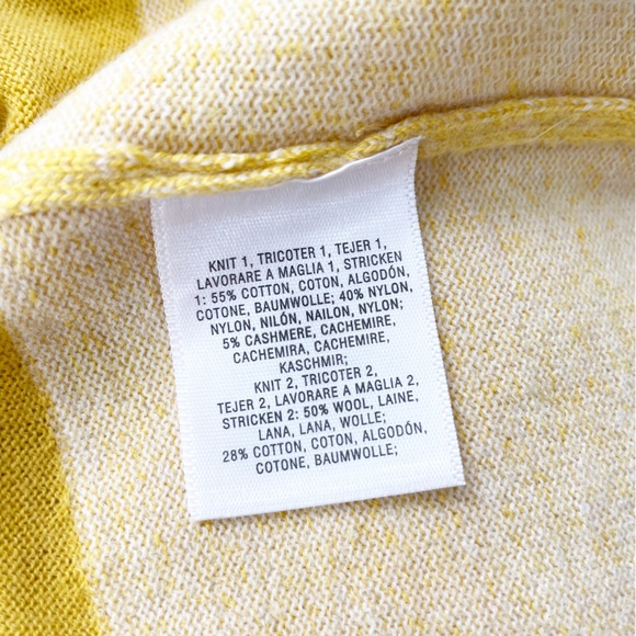 Anthropologie Angel of The North Golden Yellow Cashmere Blend Sweater Size M - Picture 13 of 16